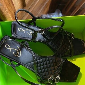 Elegant Black Strappy Sandals